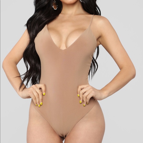 Fashion Nova Tops - fashion nova nude bodysuit
